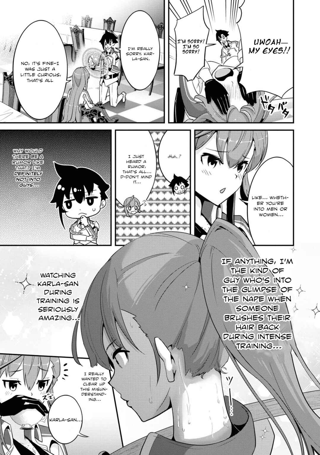 Seikishi ni Natta kedo Danchou no Oppai ga Sugosugite Kokoro ga Kiyomerarenai Chapter 4 - Page 7