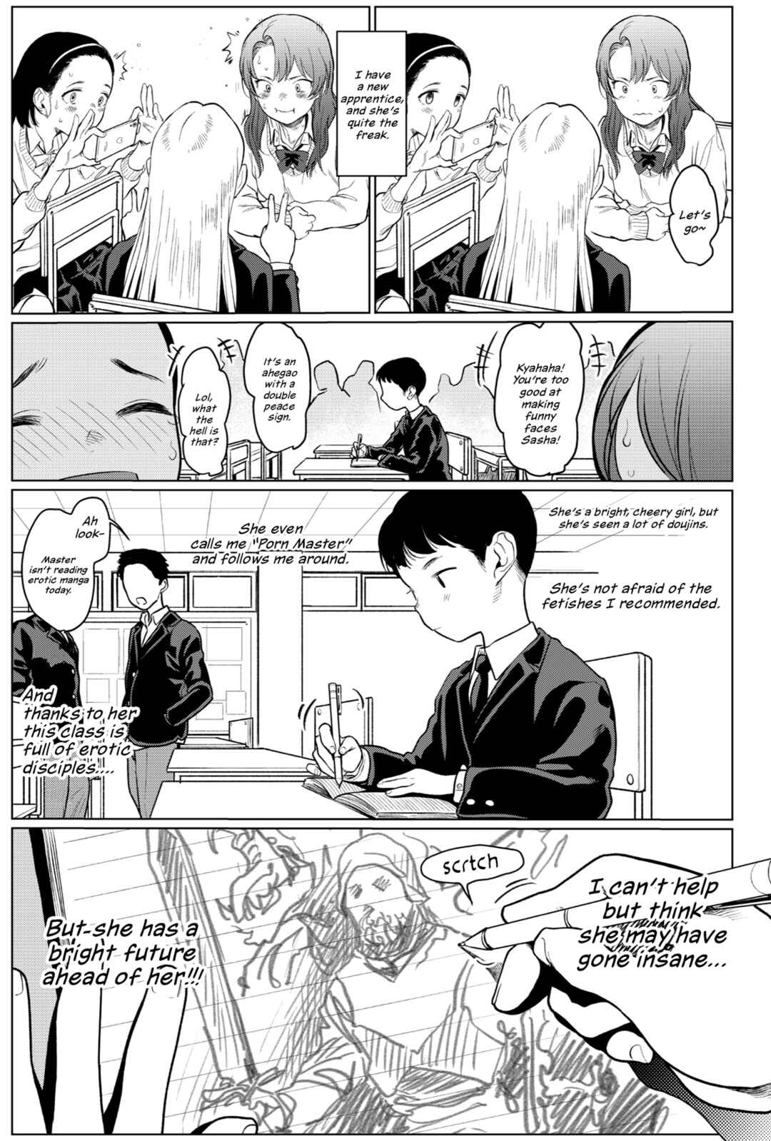 Sasha-chan to Classmate Otaku-kun Chapter 3 - Page 1