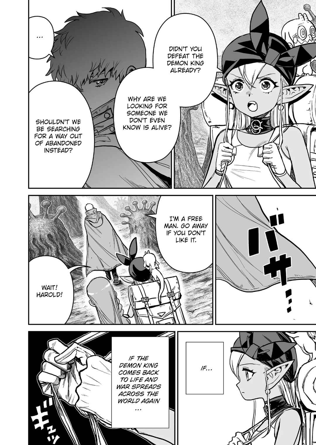 Abandoned: Tsuyosugite Buki ga Kowareru Yuusha to Buki Shokunin no Elf Chapter 14 - Page 4