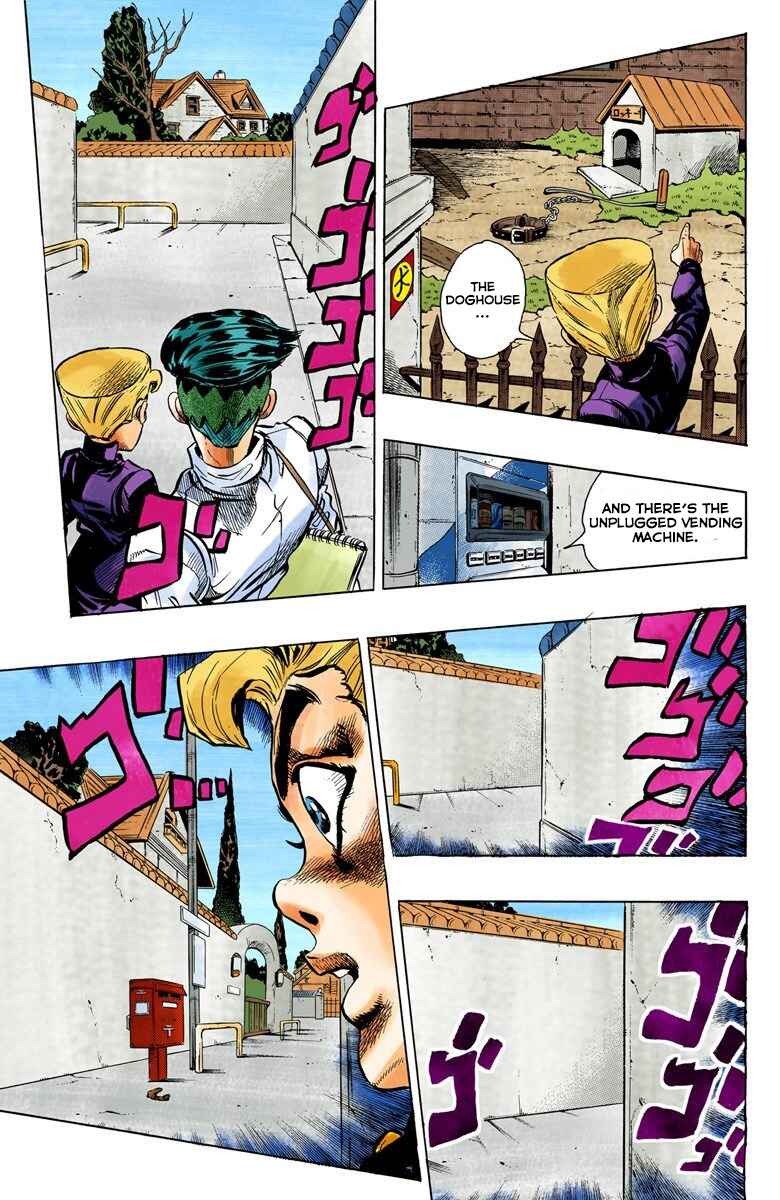 JoJo no Kimyou na Bouken: Part 4 - Diamond wa Kudakenai Color-ban Chapter 65 - Page 14