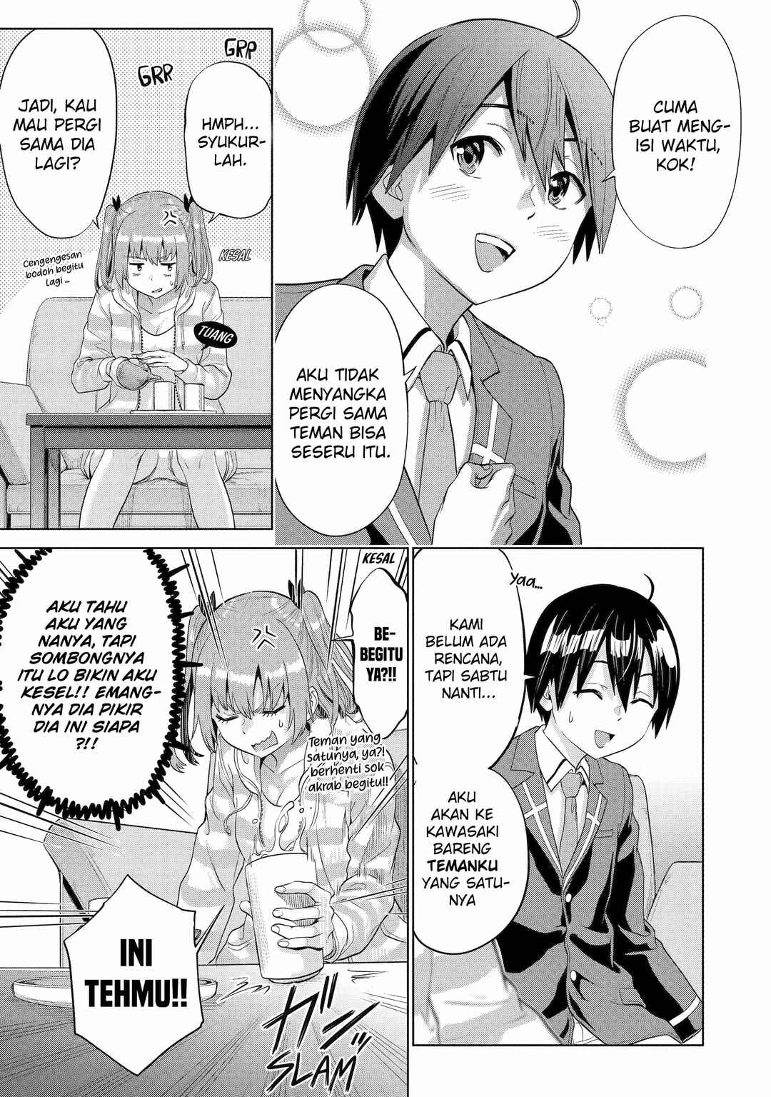 Koukousei WEB Sakka no Mote Seikatsu: "Anta ga Kami Sakka na Wakenai desho" to Boku o Futta Osananajimi ga Koukai Shiteru kedo Mou Osoi Chapter 10 - Page 8