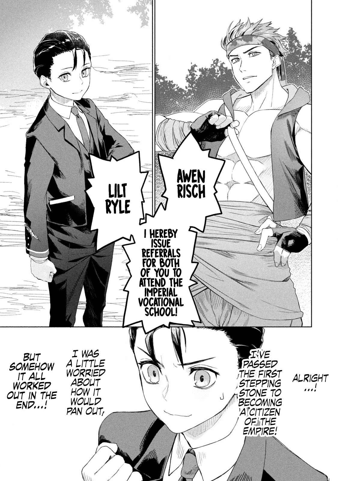 Wagamama Oujo ni Tsukaeta Bannou Shitsuji, Tonari no Teikoku de Saikyou no Gunjin ni Nariagari Musou Suru Chapter 1 - Page 39