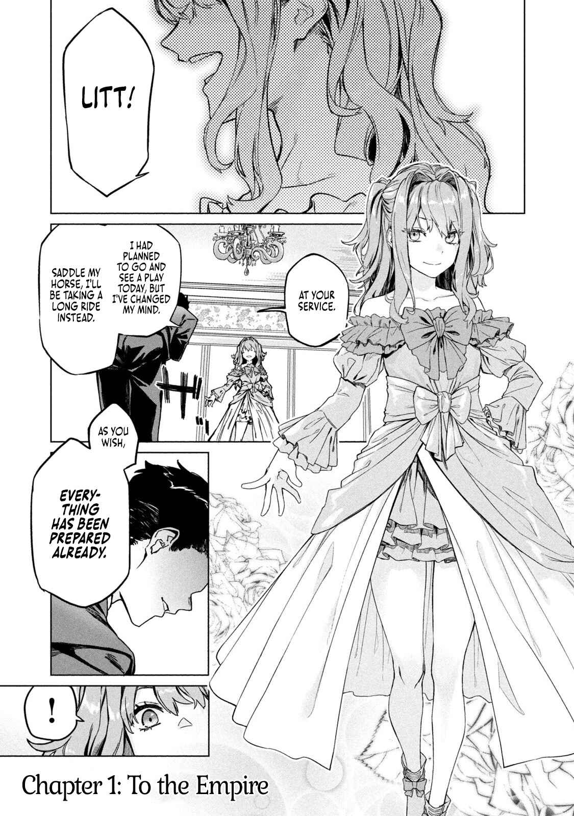 Wagamama Oujo ni Tsukaeta Bannou Shitsuji, Tonari no Teikoku de Saikyou no Gunjin ni Nariagari Musou Suru Chapter 1 - Page 4