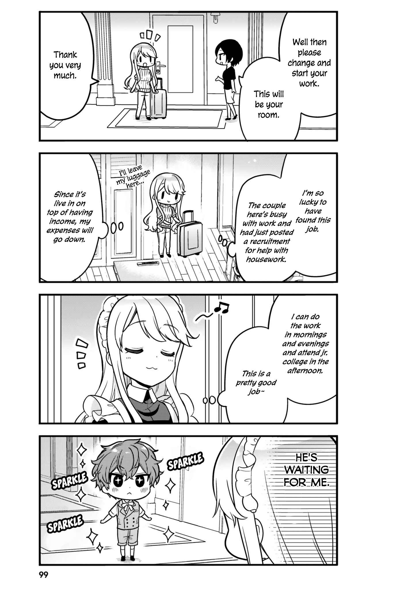 Tekito na Maid no Oneesan & Erasou de Ichizu na Botchan Chapter 8 - Page 9