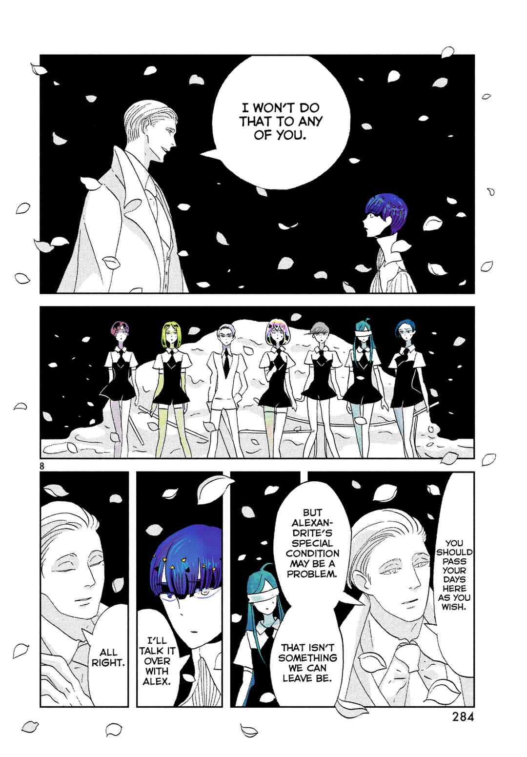 Houseki no Kuni (Minimalist Color) Chapter 63 - Page 8
