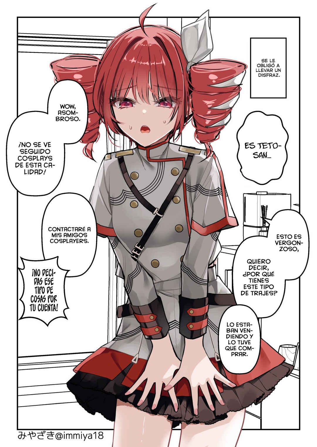 Kasane Teto ♀ ni Natta Otoko ♂ no Hanashi Chapter 3 - Page 1