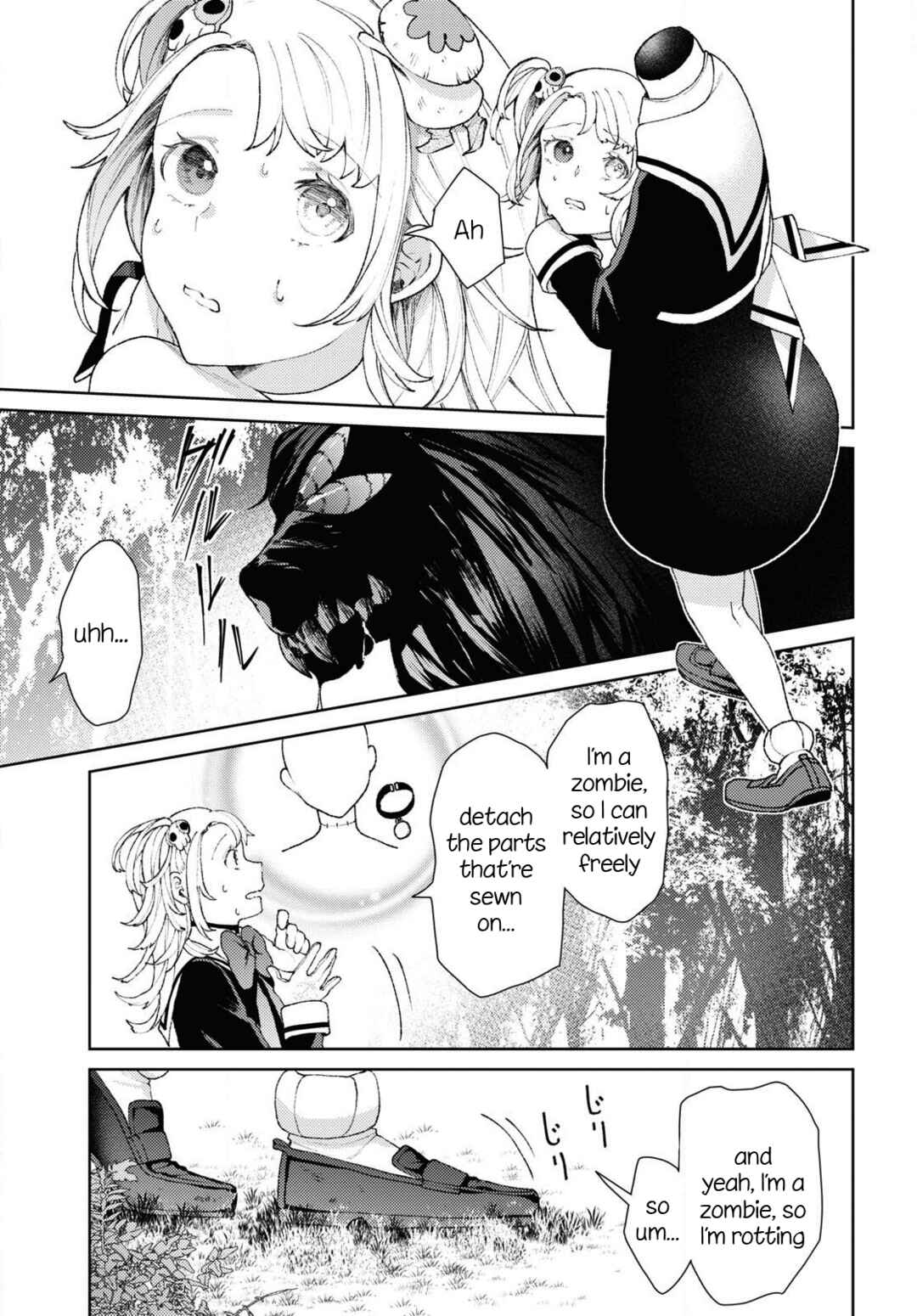Shikabane Shoujo to Ai ga Omoi Sei-kishi no Toubatsu Gakuen Life Chapter 1 - Page 28