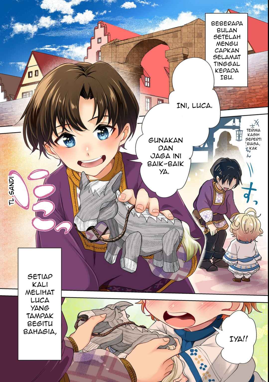 Sofubo Wo Tazunete Iede Kyodai Ni Nin Tabi Haha to No Wakare, Nigiyakana Tabiji Chapter 1 - Page 1