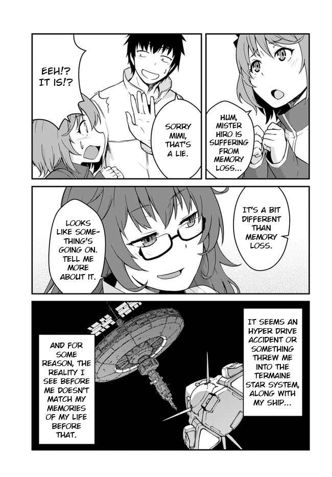 Mezametara Saikyou Soubi to Uchuusen-mochi datta node, Ikkodate Mezashite Youhei to shite Jiyuu ni Ikitai Chapter 13.1 - Page 3