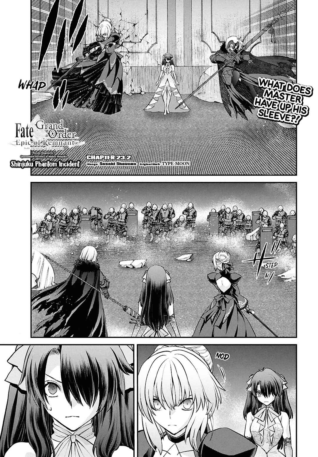Fate/Grand Order -Epic of Remnant- Pseudo-Singularity I: Quarantined Territory of Malice, Shinjuku - Shinjuku Phantom Incident Chapter 23.2 - Page 1