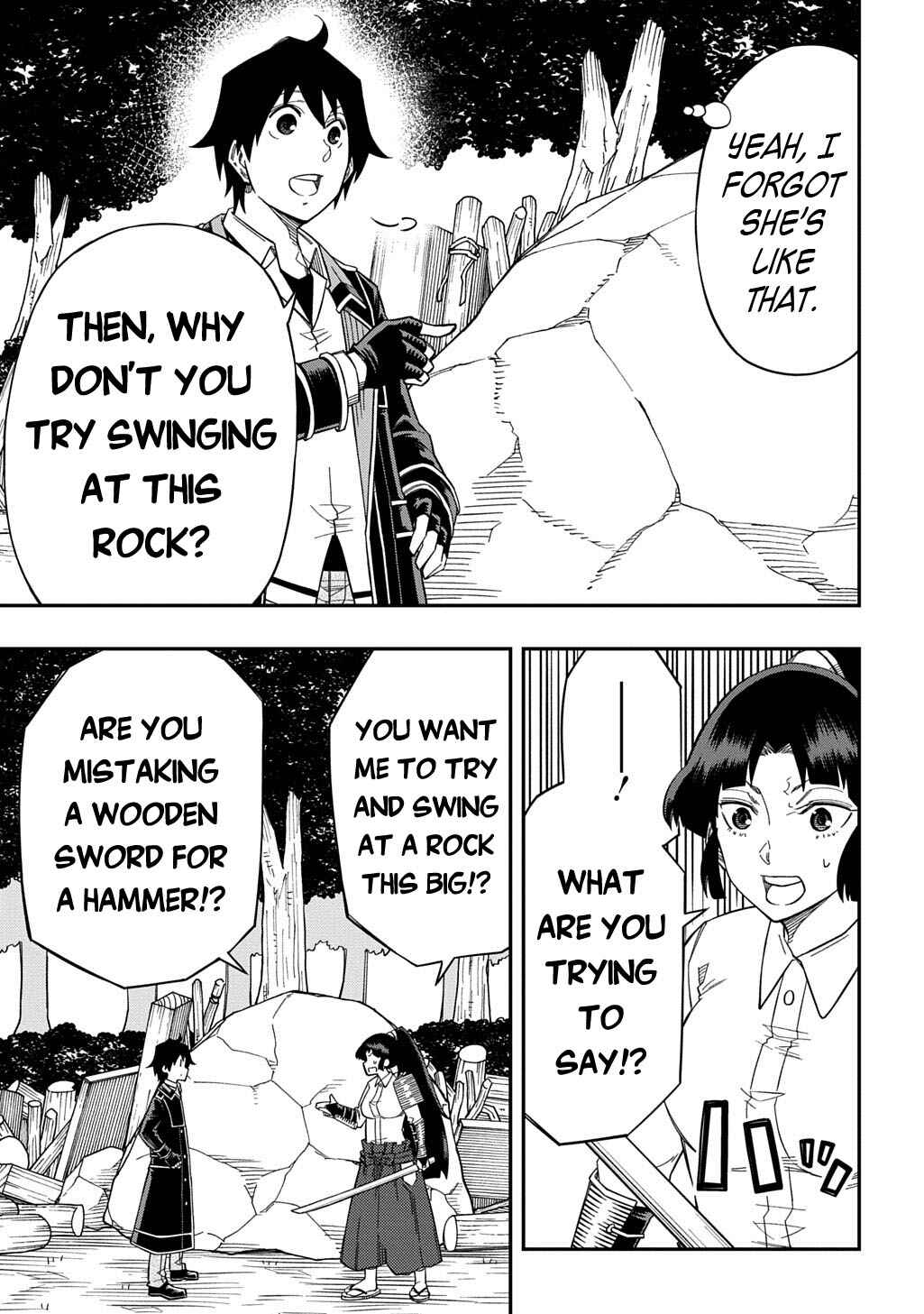 Kiyoubinbou, Jou wo Tateru: Kaitaku Gakuen no Rettousei na no ni, Joukyuu-shoku no Skill to Mahou ga Subete Tsukaemasu Chapter 27.2 - Page 3