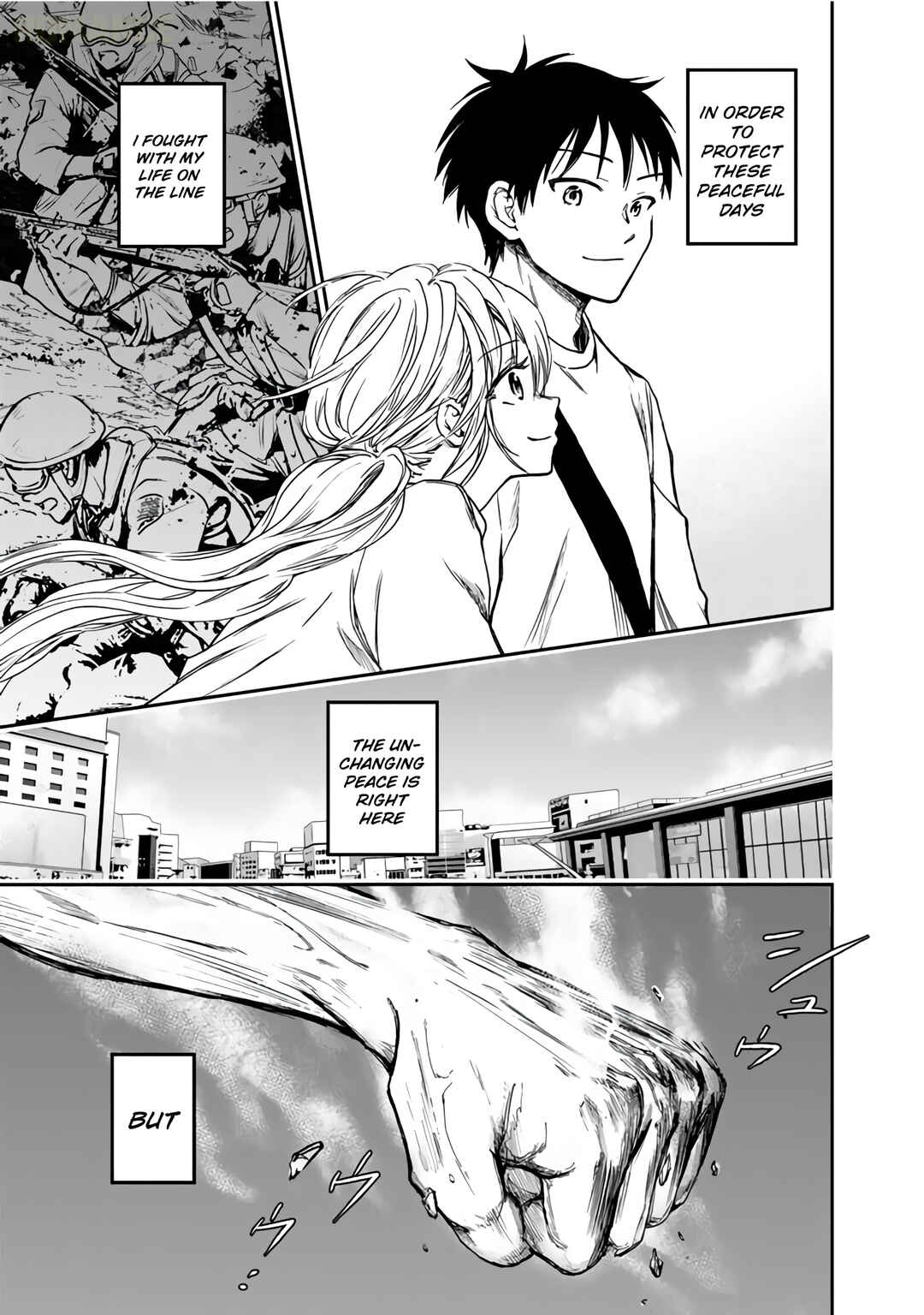 Senchi Kara Kaette kita Takashi-kun. Futsuu ni Koukou Seikatsu wo Okuritai Chapter 1 - Page 33