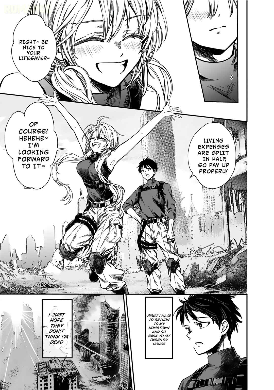 Senchi Kara Kaette kita Takashi-kun. Futsuu ni Koukou Seikatsu wo Okuritai Chapter 1 - Page 9