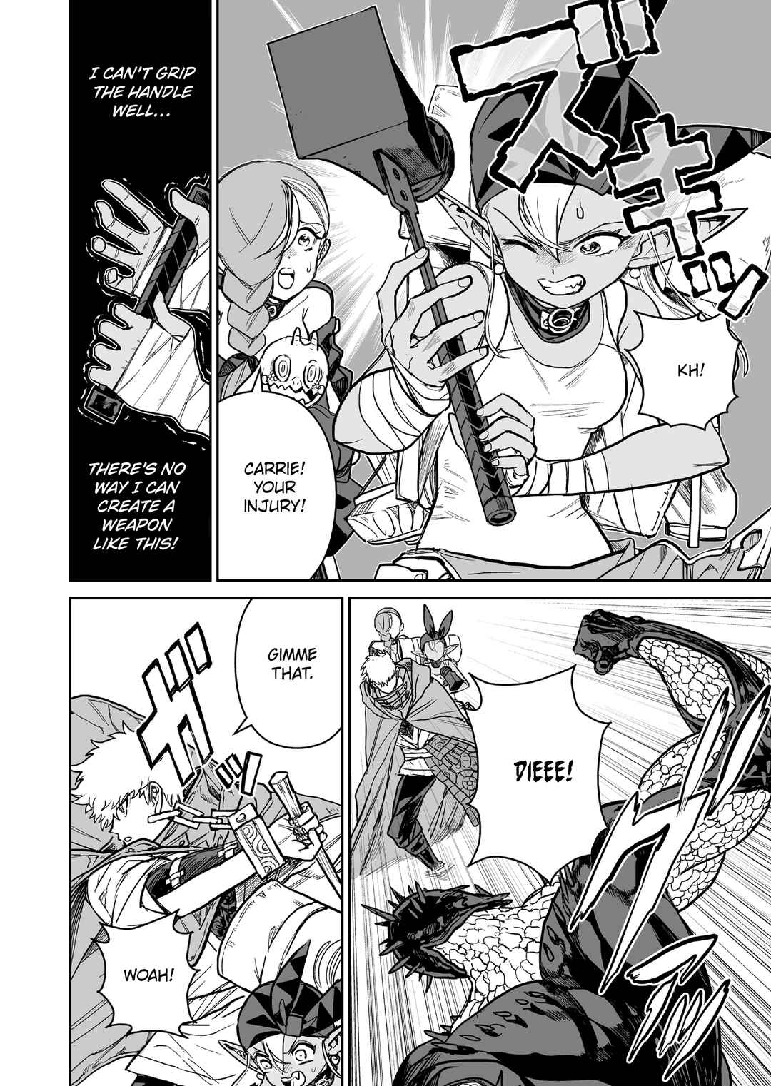 Abandoned: Tsuyosugite Buki ga Kowareru Yuusha to Buki Shokunin no Elf Chapter 23 - Page 10