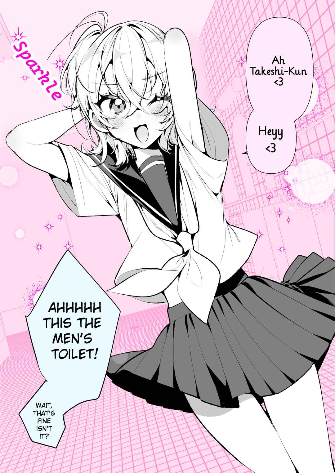100-nichigo ni Classmate no Seiheki o Kuruwaseru, Otoko no Ko Tenkousei ♡ Chapter 14 - Page 1