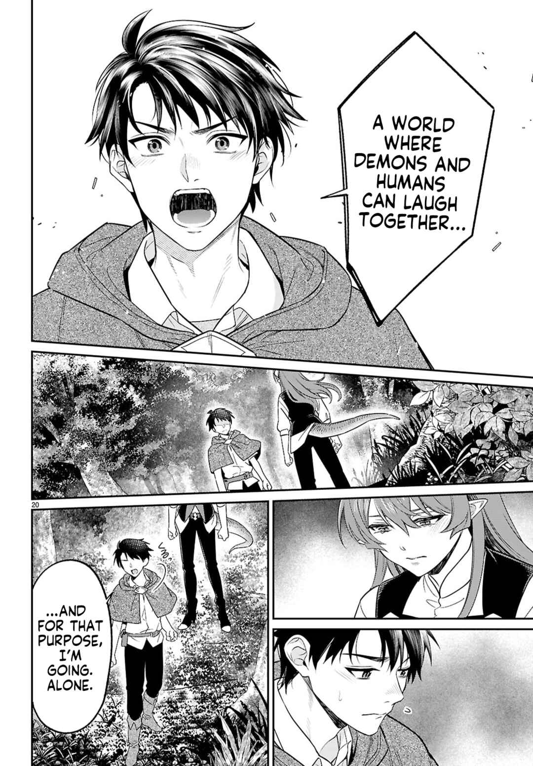 Shounin Skill de Maoujou no Kouryaku o Mezasu: Isekai Ten'i Shita node Saikyou Item to Talk-jutsu de Ikinuku koto ni shita Chapter 11 - Page 20