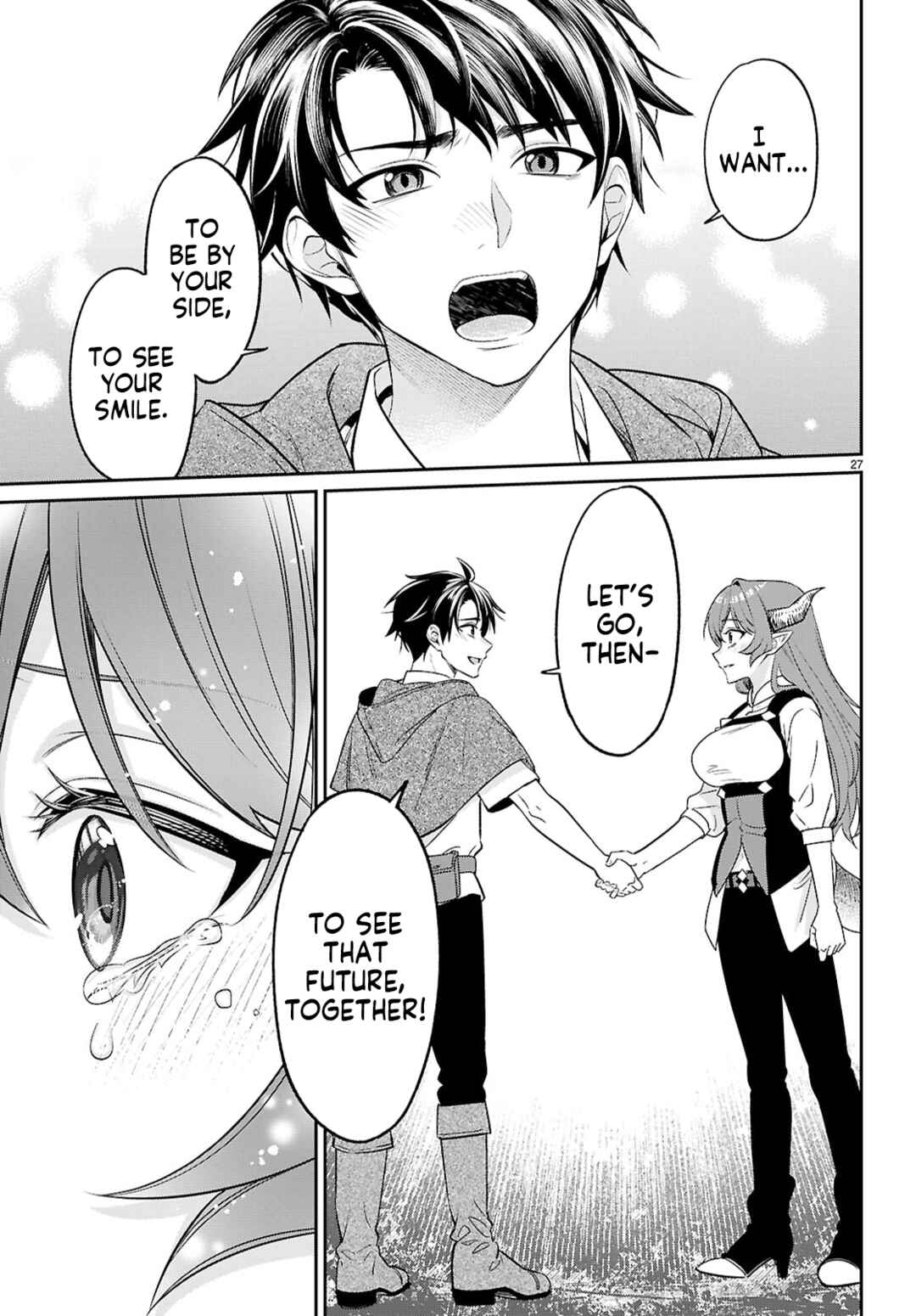 Shounin Skill de Maoujou no Kouryaku o Mezasu: Isekai Ten'i Shita node Saikyou Item to Talk-jutsu de Ikinuku koto ni shita Chapter 11 - Page 27