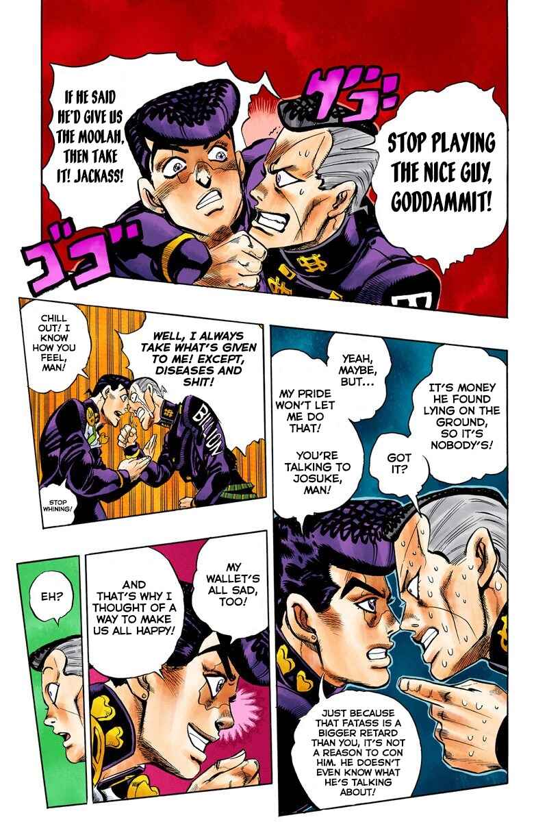 JoJo no Kimyou na Bouken: Part 4 - Diamond wa Kudakenai Color-ban Chapter 71 - Page 10