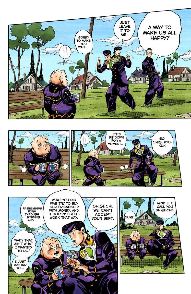 JoJo no Kimyou na Bouken: Part 4 - Diamond wa Kudakenai Color-ban Chapter 71 - Page 11