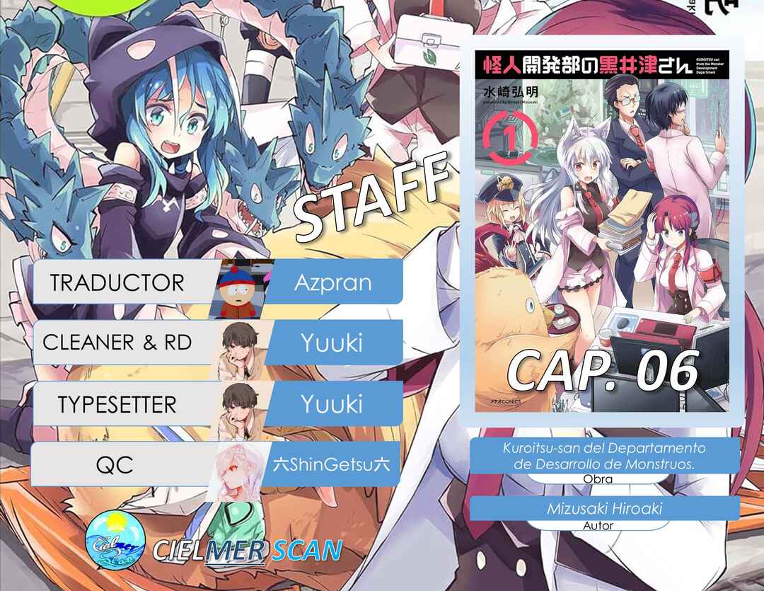 Kaijin Kaihatsubu no Kuroitsu-san Chapter 6 - Page 1