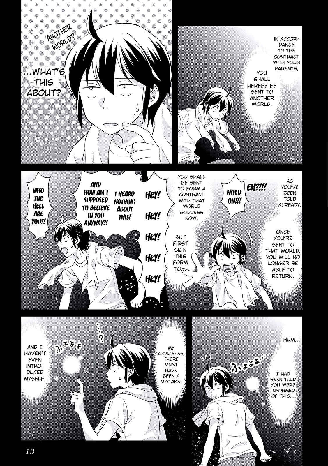 Tsuki ga Michibiku Isekai Douchuu Chapter 1 - Page 12