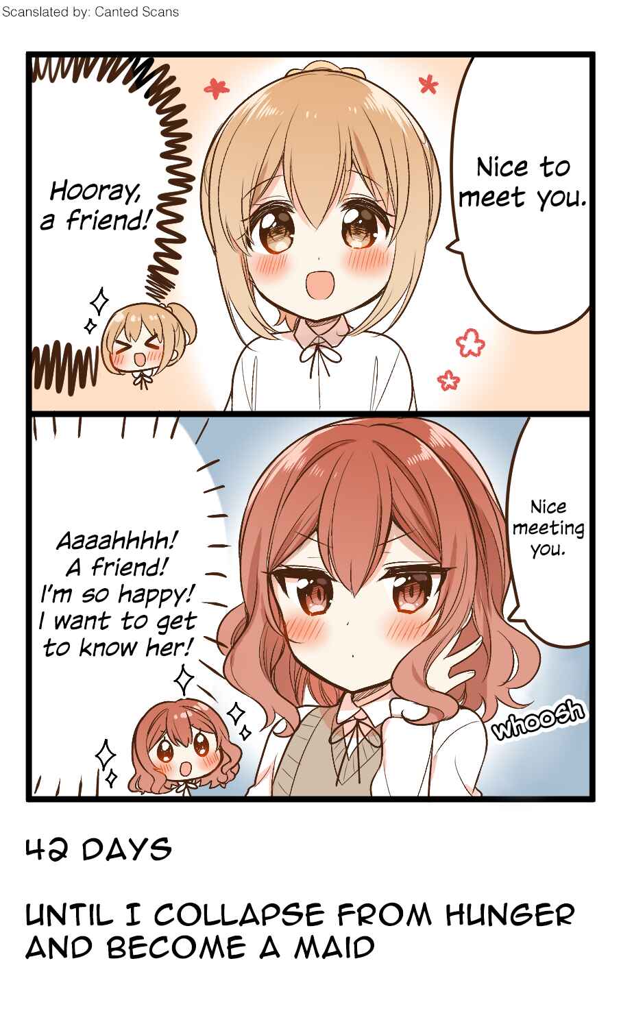 100-nichi go ni Kuufuku de Taore Maid ni Naru Onnanoko Chapter 58 - Page 1