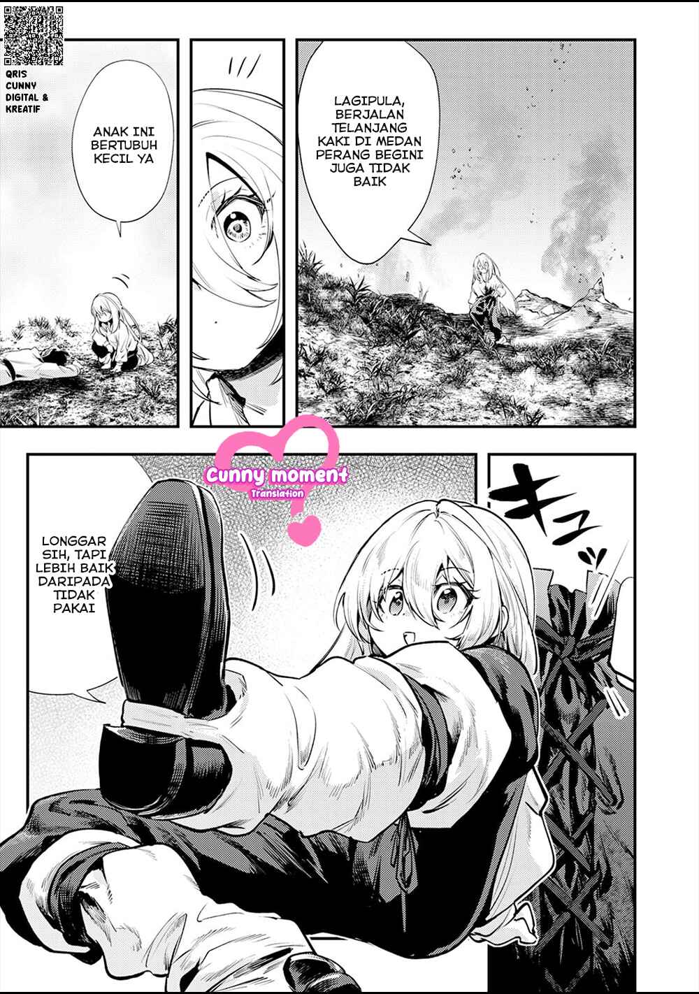 Shura Youjo no Eiyuutan ~Hanpa-sha to Iwa Reta Youhei, Youjo ni Tensei Shite Nariagaru~ Chapter 1 - Page 40