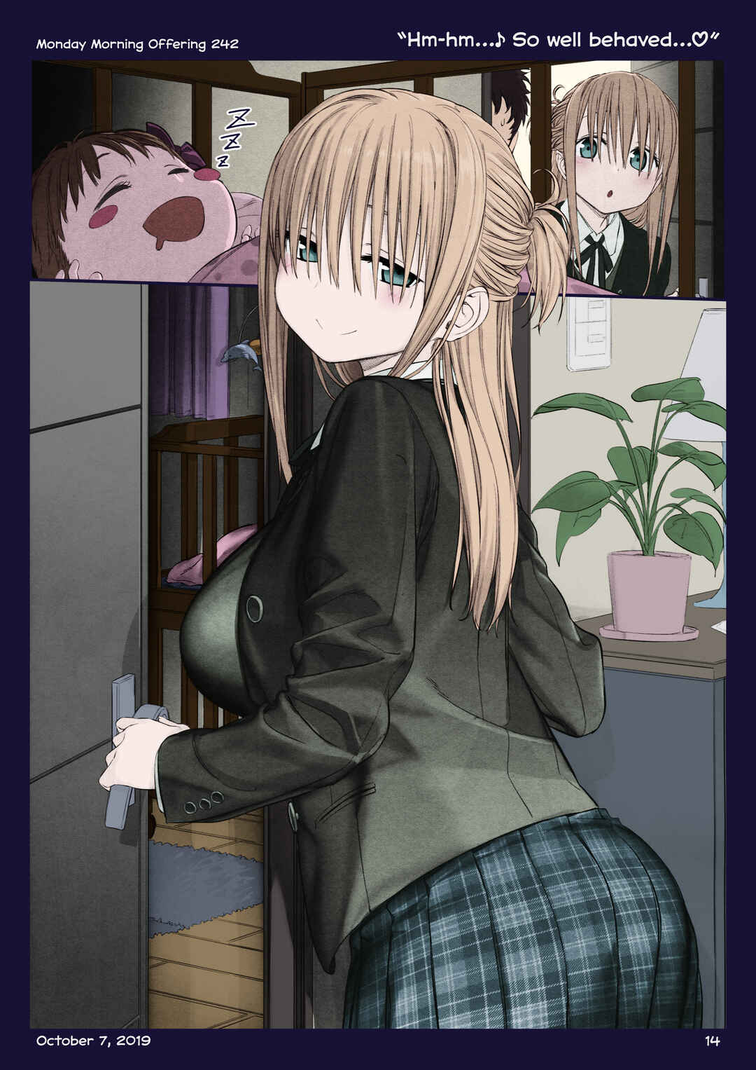 Getsuyoubi no Tawawa (Twitter Webcomic) (Fan Colored) Chapter 28 - Page 13