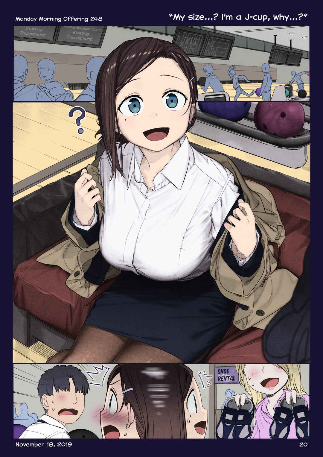Getsuyoubi no Tawawa (Twitter Webcomic) (Fan Colored) Chapter 28 - Page 19