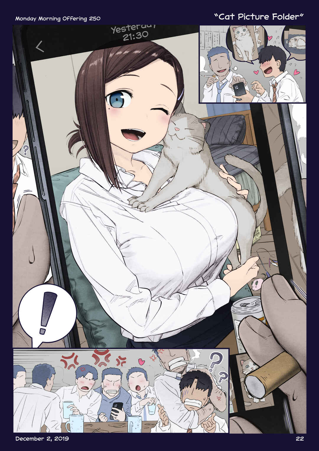 Getsuyoubi no Tawawa (Twitter Webcomic) (Fan Colored) Chapter 28 - Page 21