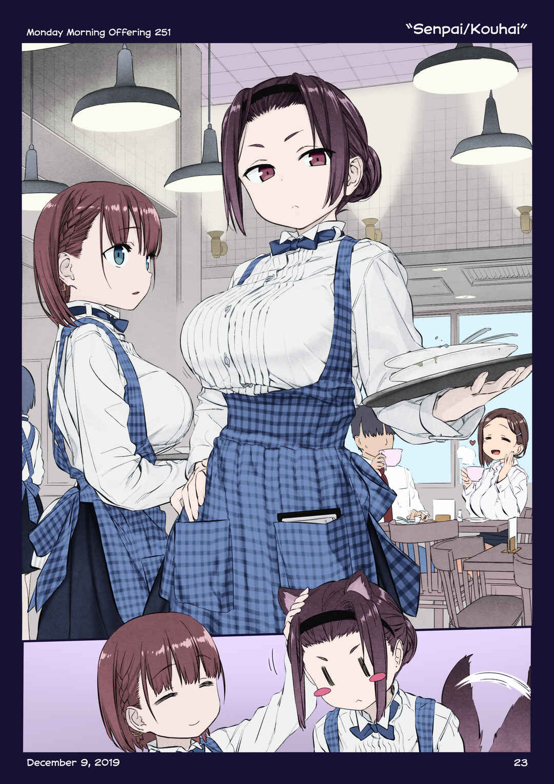 Getsuyoubi no Tawawa (Twitter Webcomic) (Fan Colored) Chapter 28 - Page 22