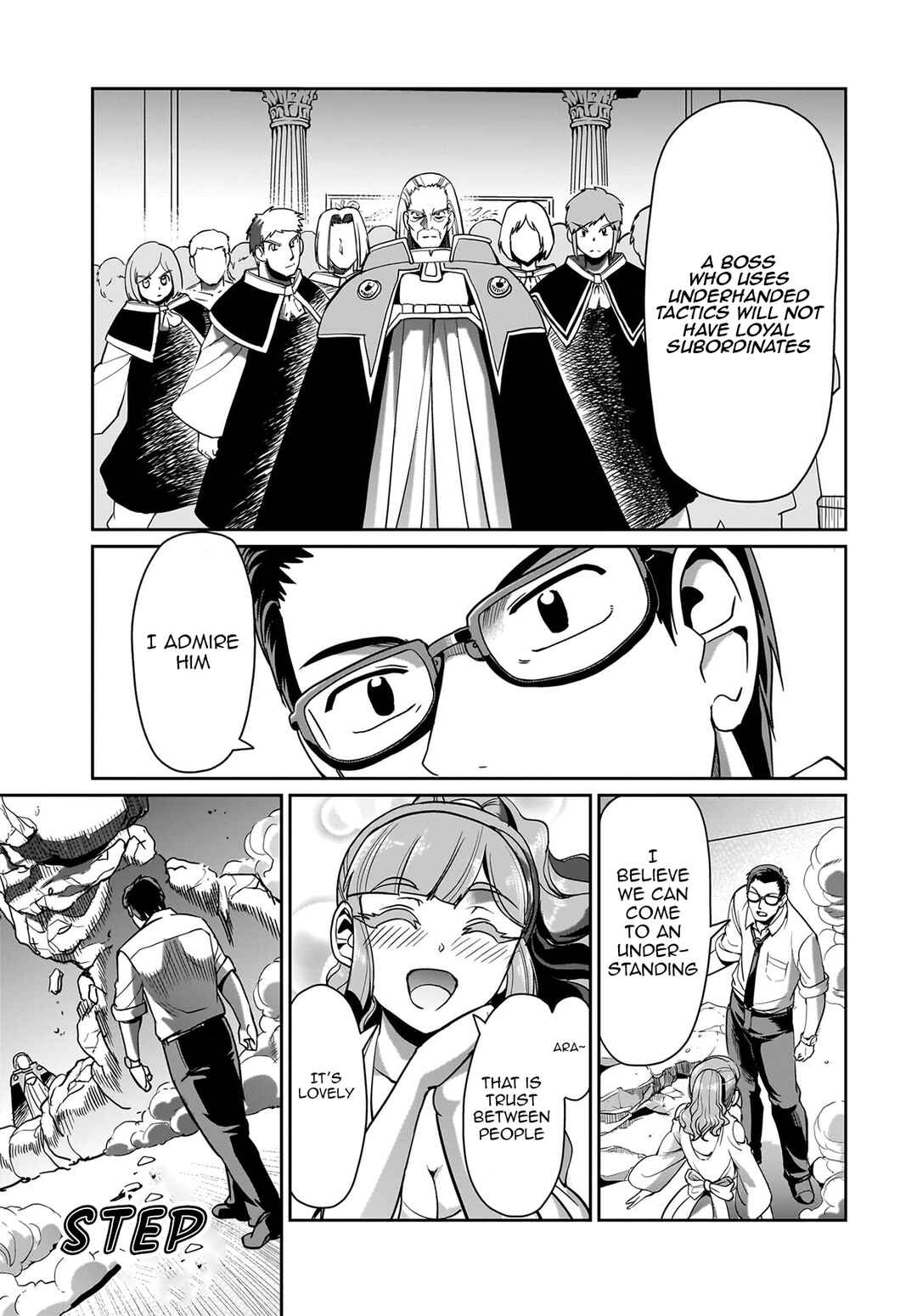 Isekai Shoukan Ojisan no Juu Musou Life ~Sabage-zuki Salaryman wa Kaisha Owari ni Isekai e Chokki Suru~ Chapter 39 - Page 4
