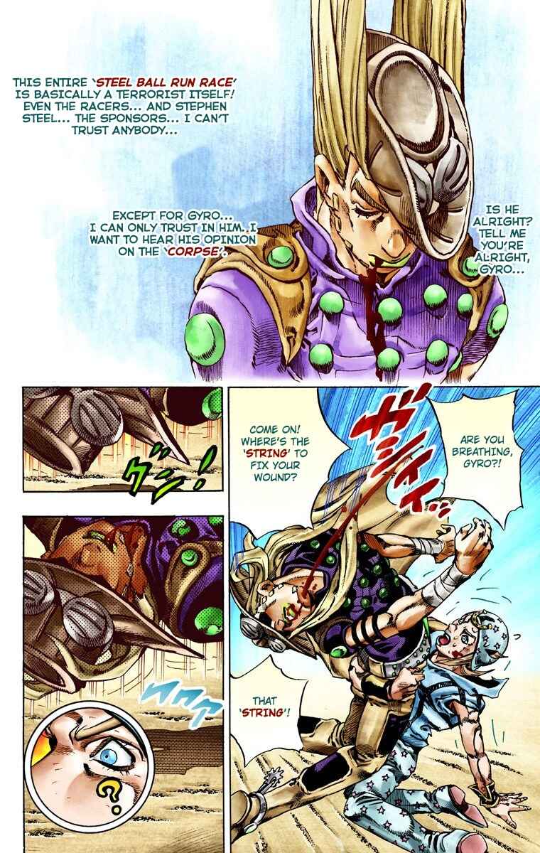 JoJo no Kimyou na Bouken: Part 7 - Steel Ball Run Color-ban Chapter 27 - Page 22