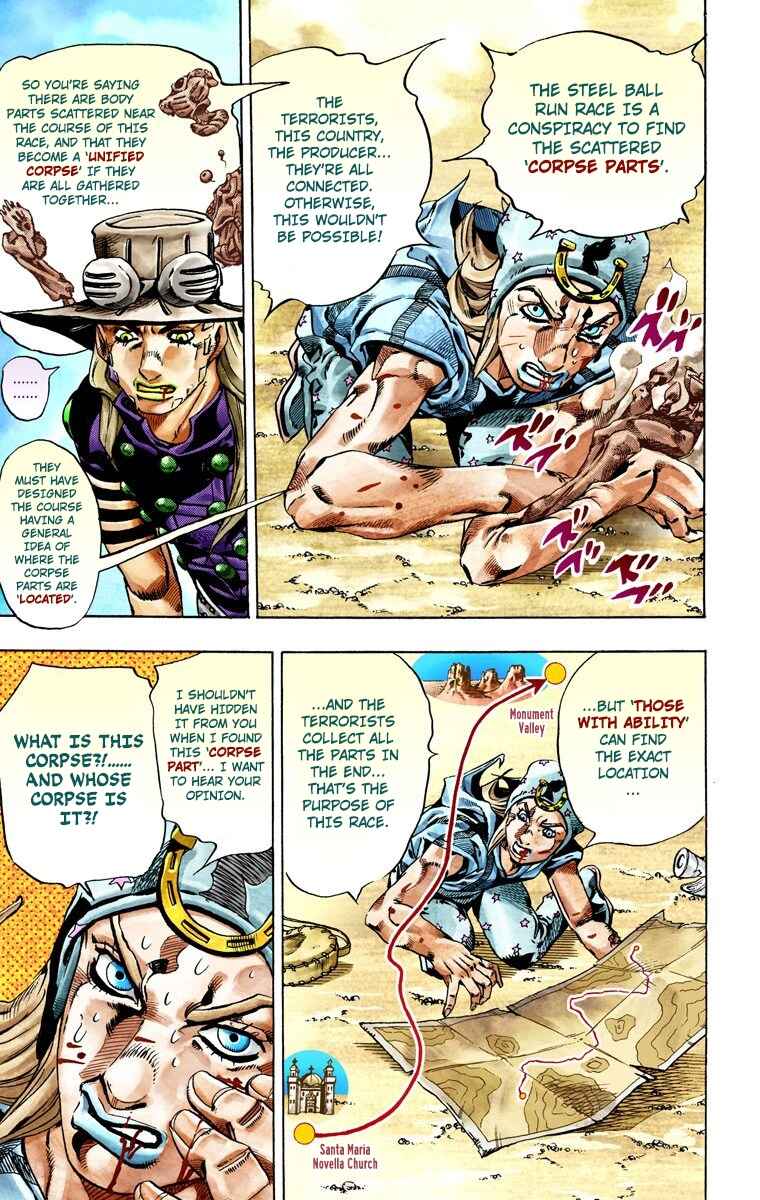 JoJo no Kimyou na Bouken: Part 7 - Steel Ball Run Color-ban Chapter 27 - Page 43