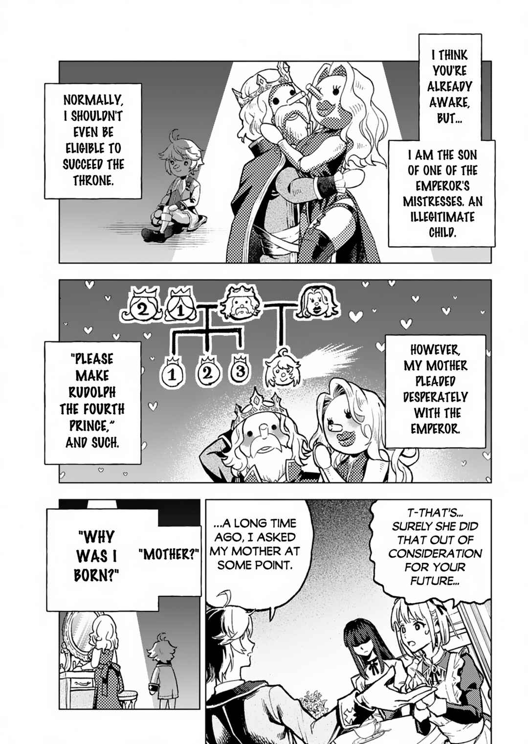 Tada no Murabito no Boku ga, Sanbyakunen-mae no Boukun Ouji ni Tensei Shite Shimaimashita: Zense no Chishiki de Ansatsu Flag o Kaihi Shite, Odayaka ni Ikinokorimasu! Chapter 2 - Page 22