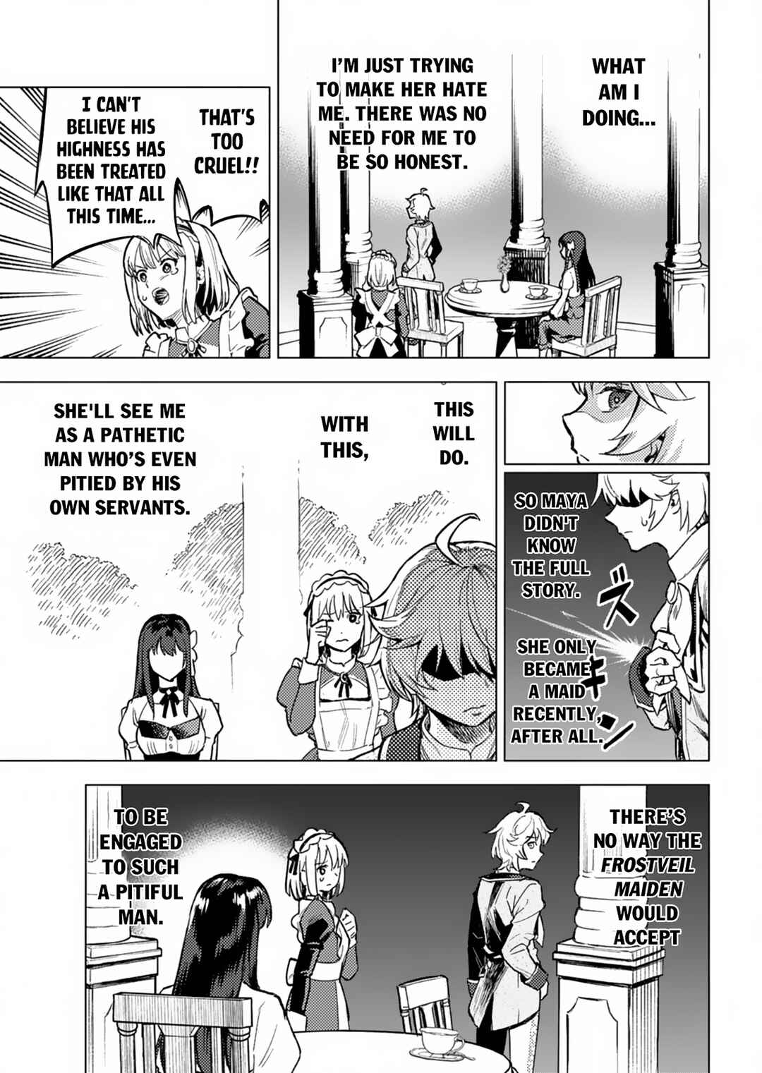 Tada no Murabito no Boku ga, Sanbyakunen-mae no Boukun Ouji ni Tensei Shite Shimaimashita: Zense no Chishiki de Ansatsu Flag o Kaihi Shite, Odayaka ni Ikinokorimasu! Chapter 2 - Page 28