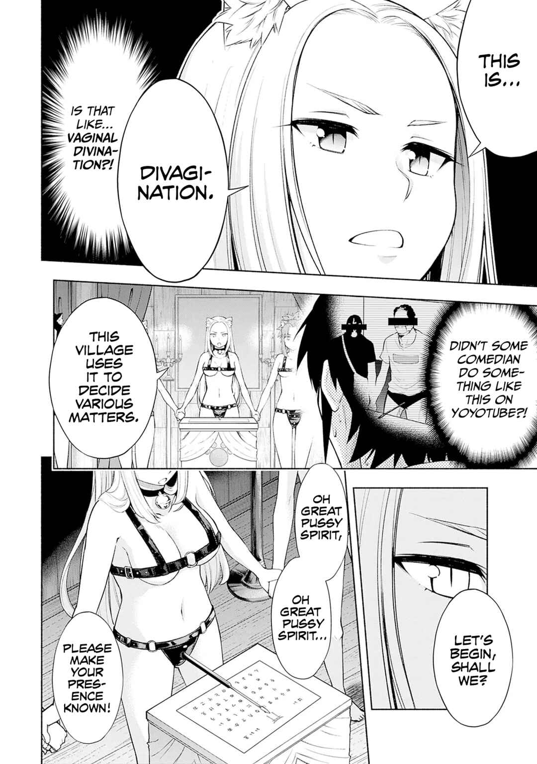 Eroge no Sekai de Slow Life ~Issho ni Isekai Teni shitekita Yarisaa no Daigakusei-tachi ni Tsuihou sareta node, Henkyou de Muteki ni Natte Shin no Heroine-tachi to Yoroshiku Yarimasu~ Chapter 4 - Page 12