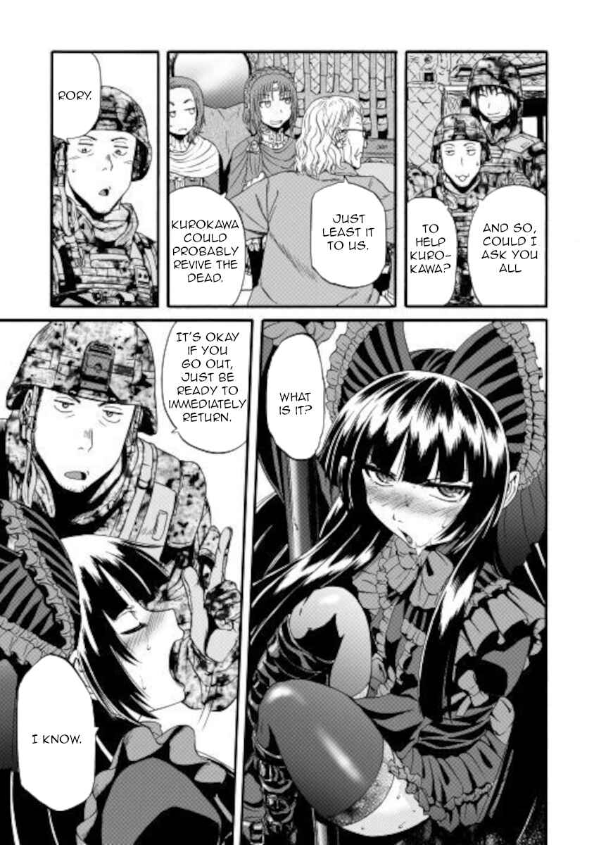 GATE - Jieitai Kanochi nite, Kaku Tatakaeri Chapter 101.1 - Page 11