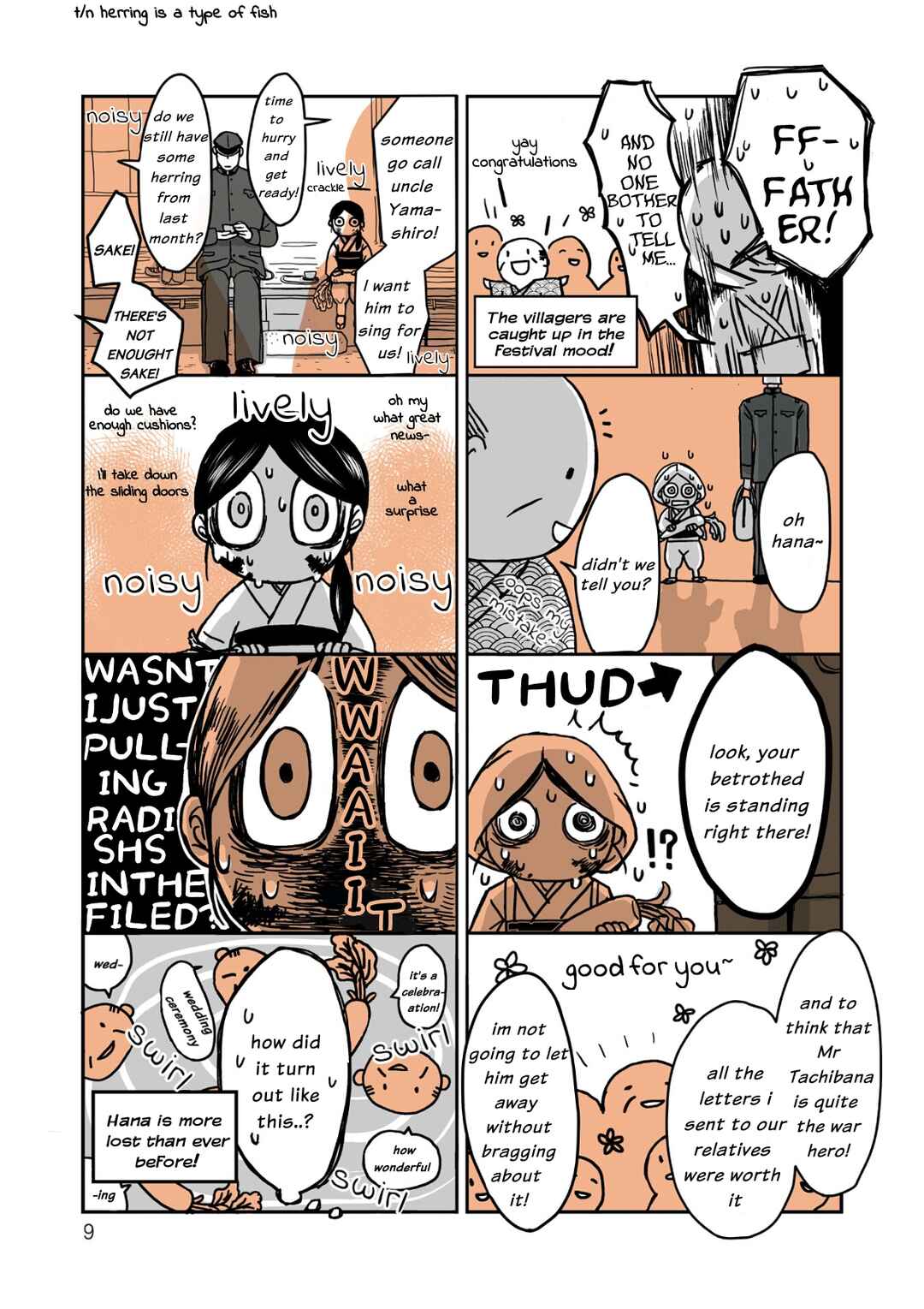 Gunjin Muko-san to Daikon Yome-san Chapter 1 - Page 9