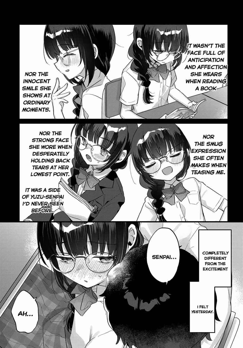 Chiisakute Kawaii Bungeibu no Chiteki na Senpai o, Hiza no Ue ni Nosetara Mainichi Suwattekuru you ni natta Chapter 3.2 - Page 2