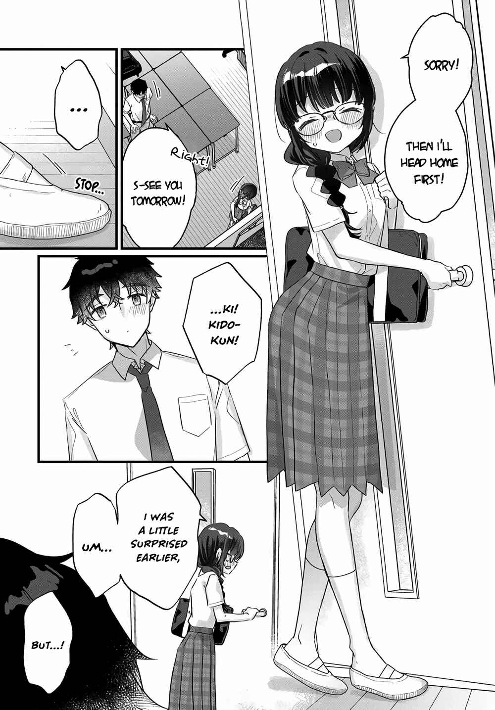 Chiisakute Kawaii Bungeibu no Chiteki na Senpai o, Hiza no Ue ni Nosetara Mainichi Suwattekuru you ni natta Chapter 3.2 - Page 8