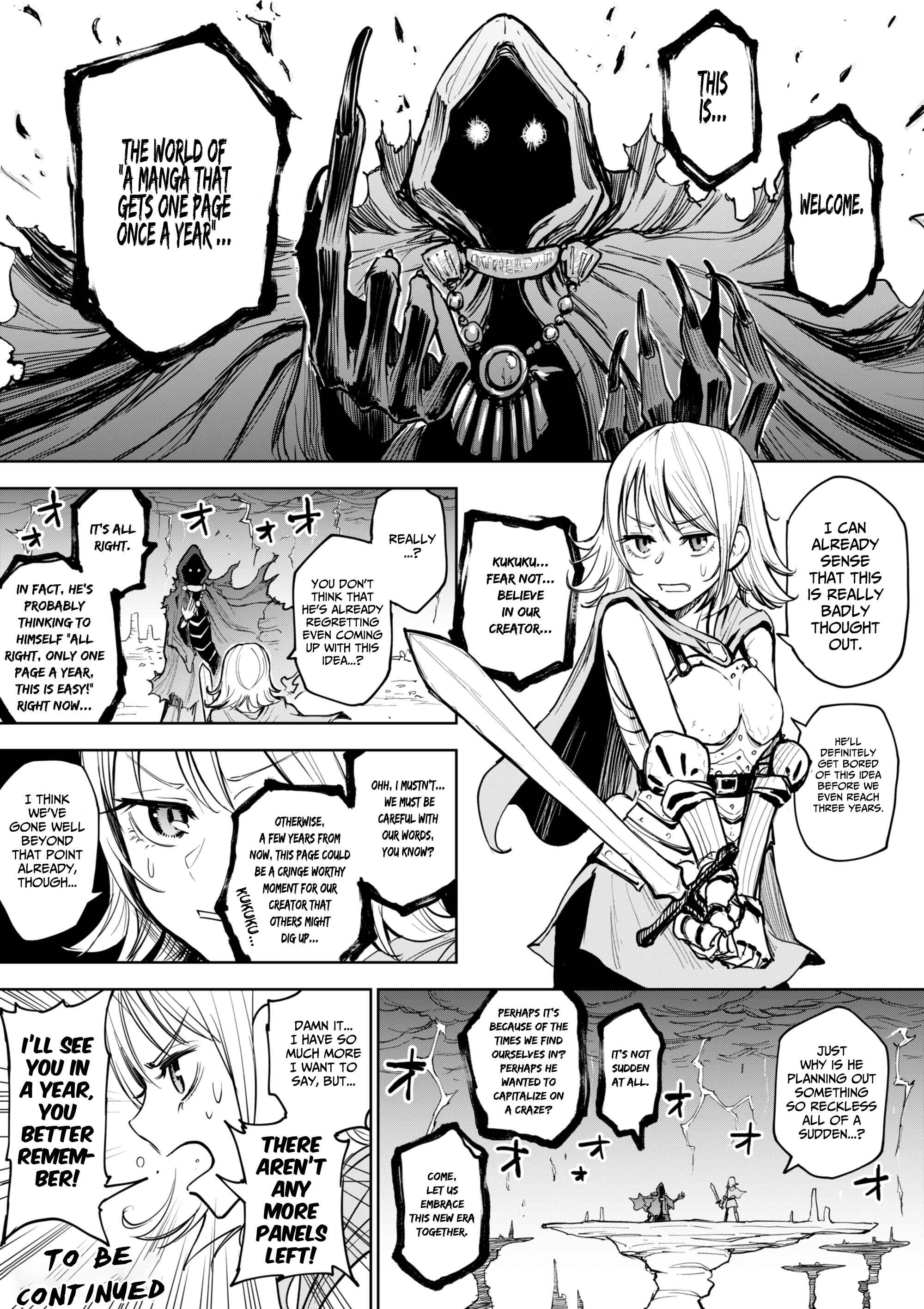1-nen de 1-page dake Susumu Manga no Sekai Chapter 1 - Page 1