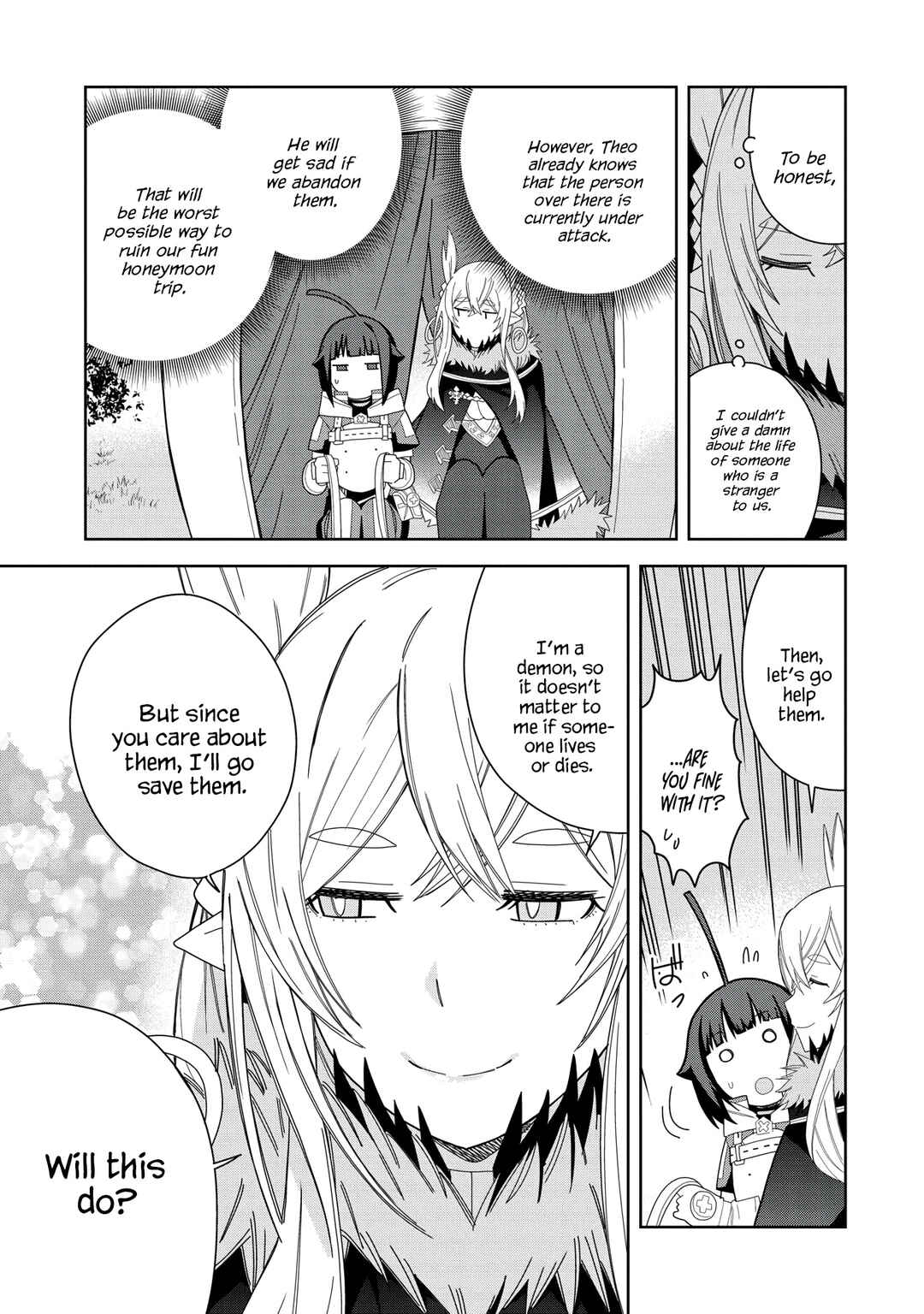 Negai o Kanaete Moraou to Akuma o Shoukan Shita kedo, Kawaikatta node Kekkon Shimashita ~Akuma no Niizuma~ Chapter 36 - Page 24