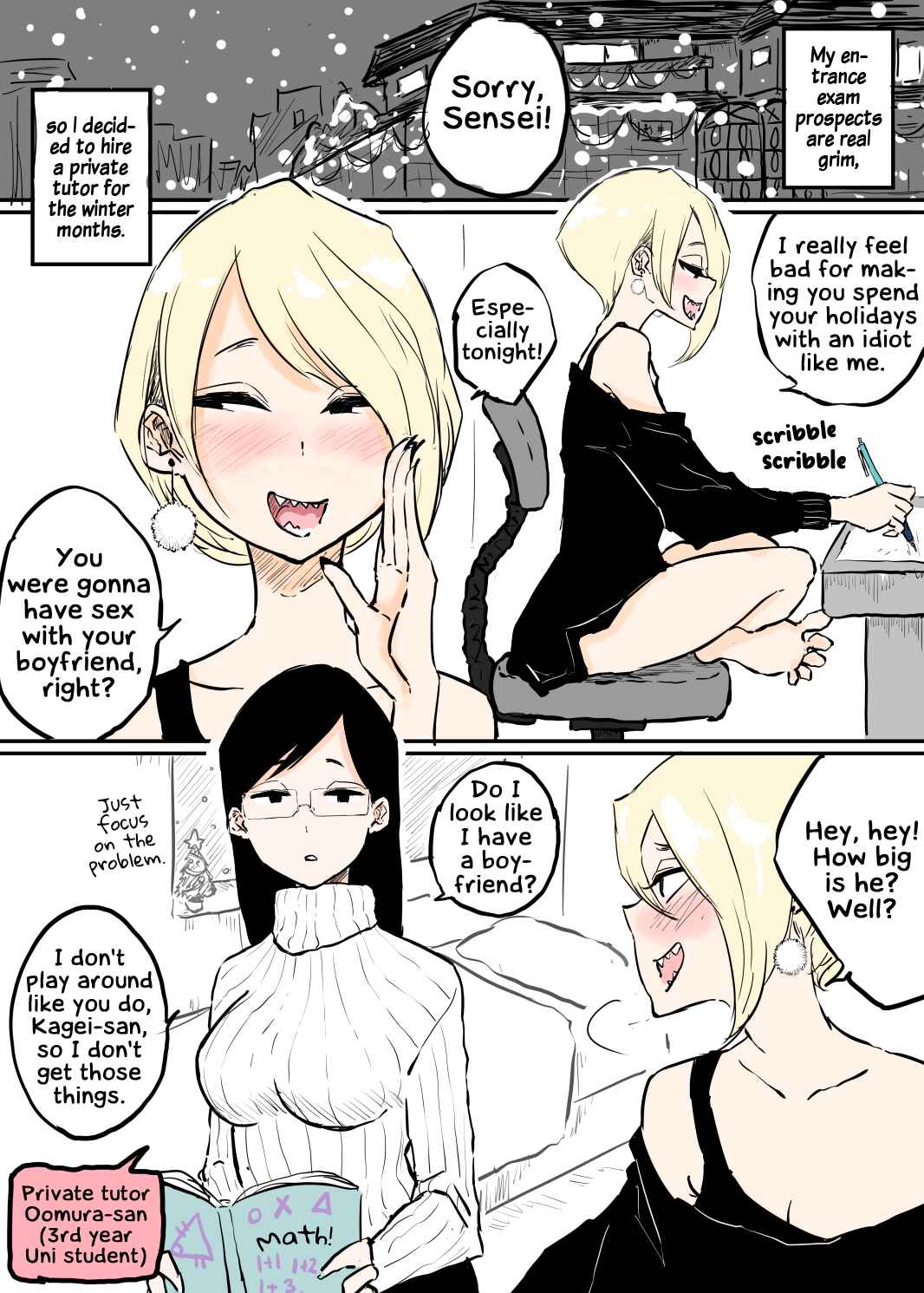 Sousaku Yuri: Christmas Kateikyoushi Yuri Chapter Oneshot - Page 1