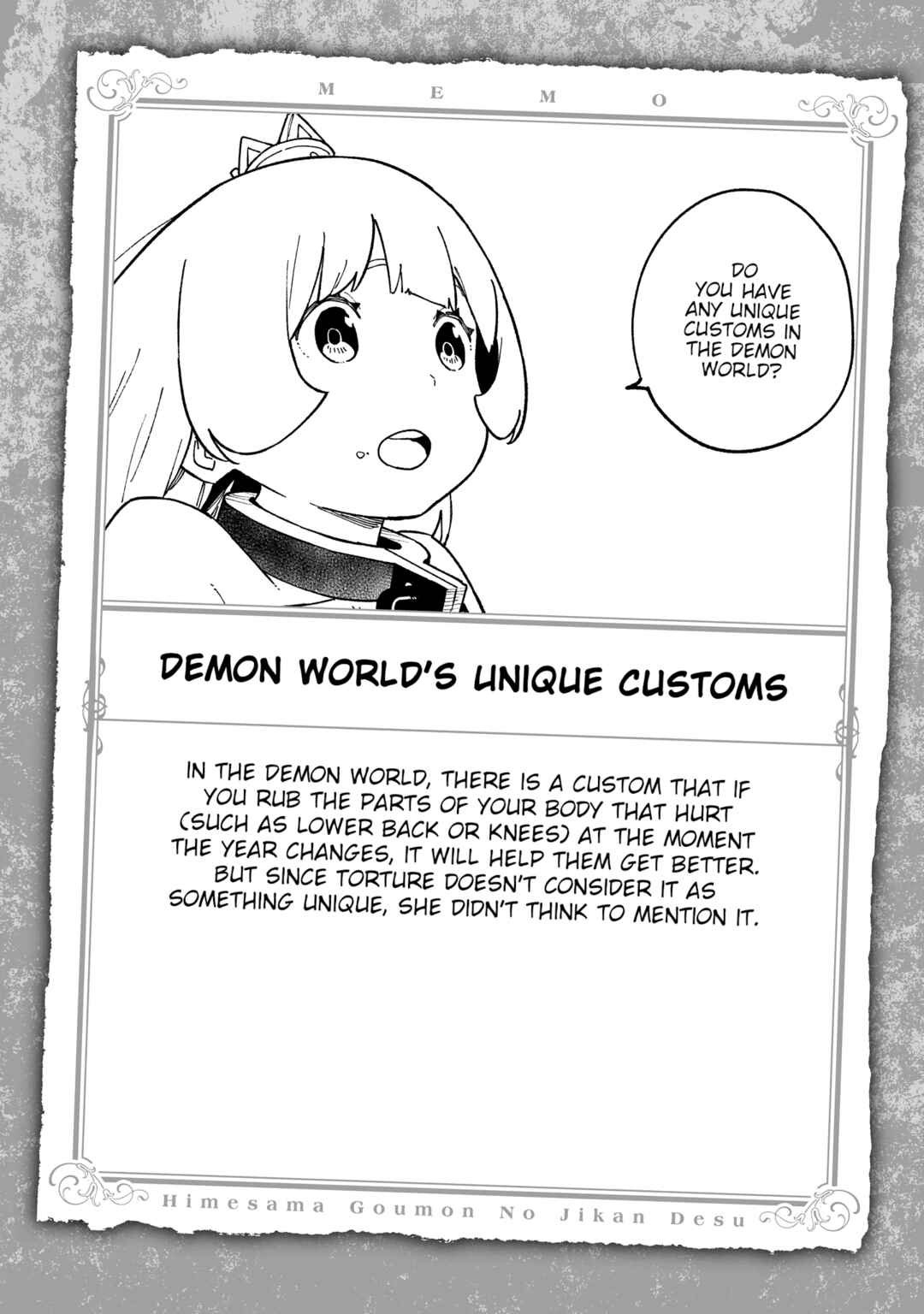 Himesama, "Goumon" no Jikan desu Chapter 267.5 - Page 7