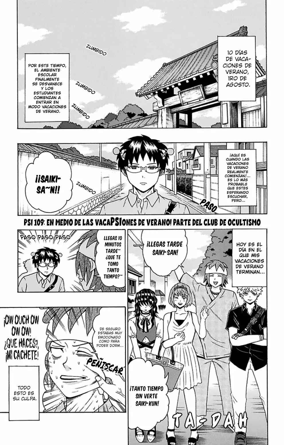 The Disastrous Life of Saiki K. Chapter 109 - Page 2