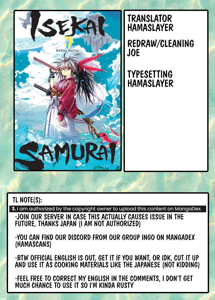 Isekai Samurai Chapter 39 - Page 1