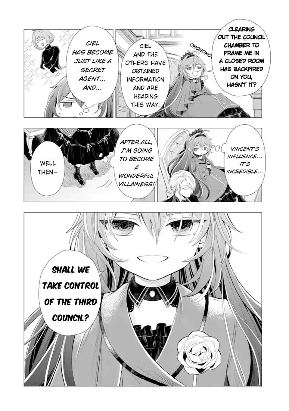 Kareinaru Akujo ni Naritai wa!: Aisare Tensei Shoujo wa, Tanoshii Nidome no Jinsei o Okurimasu Chapter 6 - Page 30