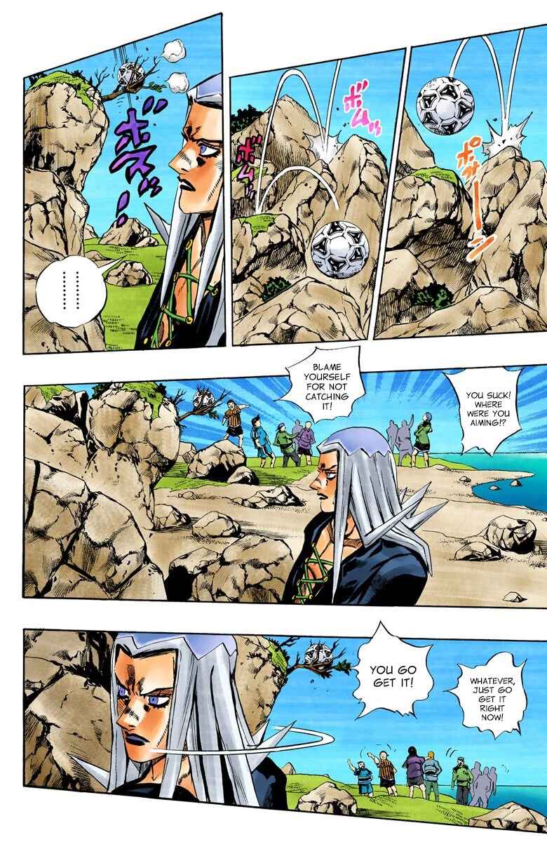 JoJo no Kimyou na Bouken: Part 5 - Ougon no Kaze Color-ban Chapter 110 - Page 13