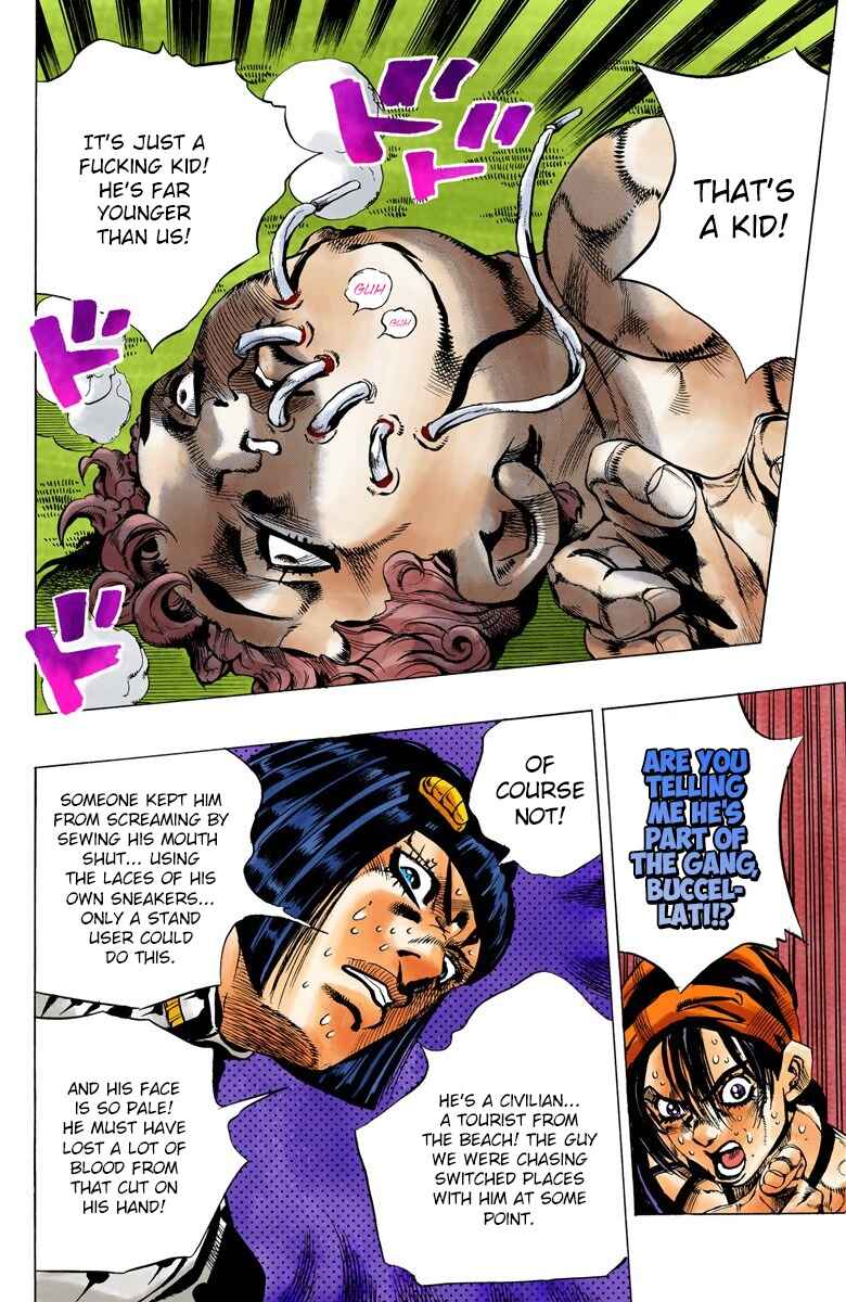 JoJo no Kimyou na Bouken: Part 5 - Ougon no Kaze Color-ban Chapter 110 - Page 17